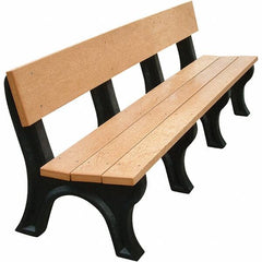 Vestil - 8' Long x 26-1/4" Wide, Recycled Plastic Bench Seat - A1 Tooling