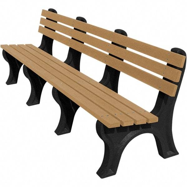 Vestil - 8' Long x 26-1/4" Wide, Recycled Plastic Bench Seat - A1 Tooling