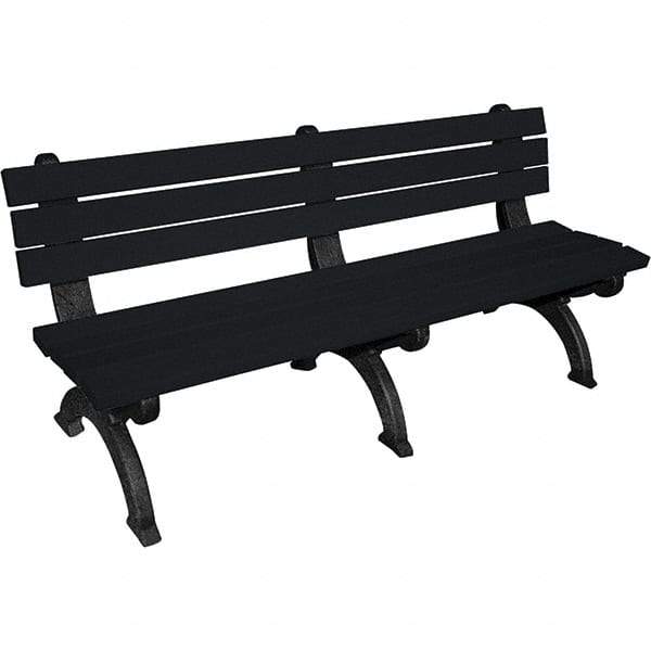 Vestil - 6' Long x 29" Wide, Recycled Plastic Bench Seat - A1 Tooling