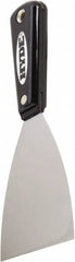 Hyde Tools - Flexible High Carbon Steel 1-Edge Scraper - 3-1/2" Blade Width, Nylon Handle - A1 Tooling