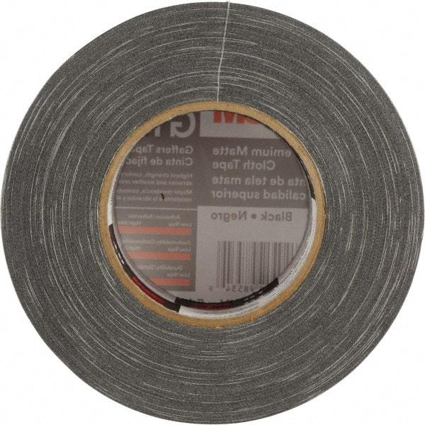 3M - 3" x 50m Black Gaffers Tape - 11 mil, Rubber Adhesive, Cotton Cloth Backing, Series GT3 - A1 Tooling