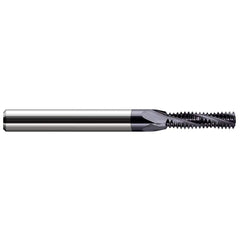 Harvey Tool - 10-32 Internal 32 TPI 3/16" Shank 3-Flute Solid Carbide Helical Flute Thread Mill - Exact Industrial Supply