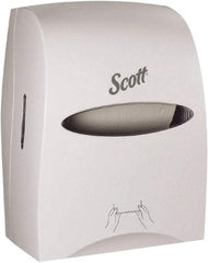 Scott - Hands Free, Plastic Paper Towel Dispenser - 16.13" High x 12.63" Wide x 10.2" Deep, 1 Roll, White - A1 Tooling