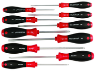 10 Piece - SoftFinish® Cushion Grip Screwdriver Set - #30290 - Includes: Slotted 3.0 - 6.5; Phillips #0 -2 and Square #1 - 3 - A1 Tooling