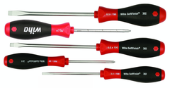 5 Piece - SoftFinish® Cushion Grip Screwdriver Set - #30295 - Includes: Slotted 3.0 - 6.5mm Phillips #1 - 2 - A1 Tooling