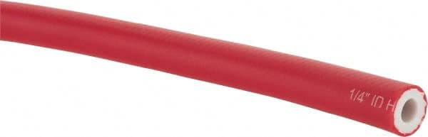 PRO-SOURCE - 1/4" ID x 0.4921" OD CTL Multipurpose Air Hose - 300 Working psi, -40 to 180°F, Red - A1 Tooling