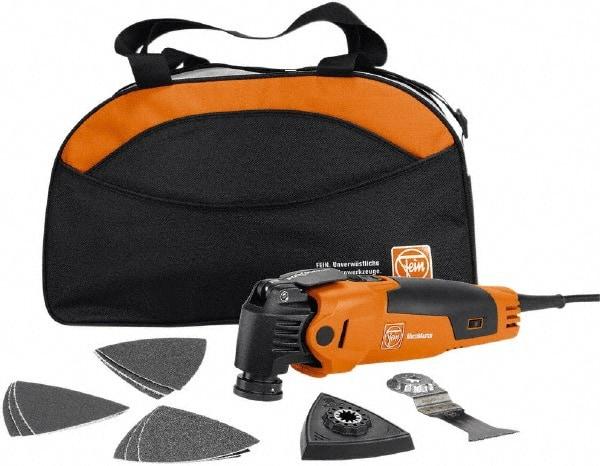 Fein - 120 Volt Electric Multi-Tool Kit - 10,000 to 19,500 RPM, 3 Amps - A1 Tooling