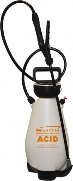 Smith Performance Sprayers - 2 Gal Chemical Safe Garden Hand Sprayer - Polyethylene Tank, Funnel Mouth, Reinforced Hose - A1 Tooling