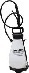 Smith Performance Sprayers - 2 Gal Chemical Safe Garden Hand Sprayer - Use with Cleaners/Degreasers, Polyethylene Tank, Funnel Mouth, Reinforced Hose - A1 Tooling