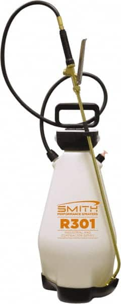 Smith Performance Sprayers - 3 Gal Chemical Safe Garden Hand Sprayer - Polyethylene Tank, Funnel Mouth, Reinforced Hose - A1 Tooling