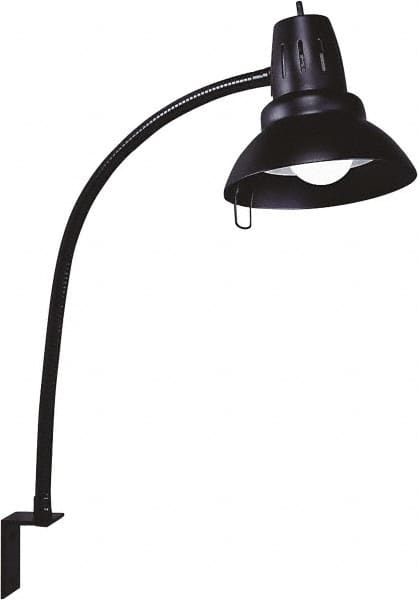 Electrix - 22 Inch, Gooseneck, L Bracket Wall, LED, Black, General Purpose Task Light - 11 Watt, 100 to 120 Volt, Nonmagnifying - A1 Tooling