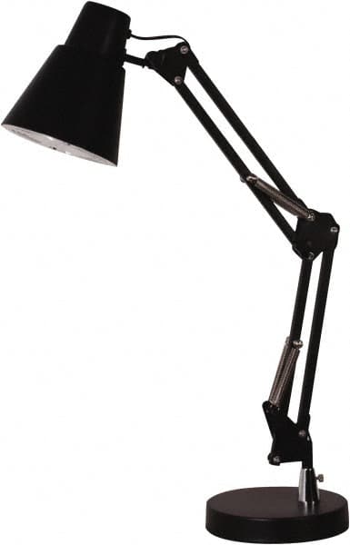 Electrix - 22 Inch, Articulated, Base, LED, Black, Desk Light - 5 Watt, 100 to 120 Volt, Nonmagnifying - A1 Tooling