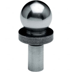 TE-CO - 3/4" Ball Diam, 3/8" Shank Diam, Alloy Steel Inspection Tooling Ball - A1 Tooling