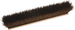 O-Cedar - 18" Rough Surface Palmyra Push Broom - 4" Bristle Length, Wood Block, Threaded Handle Connection, Handle Sold Separately - A1 Tooling