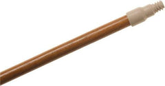 O-Cedar - 60 x 1" Wood Squeegee Handle - Threaded Connection, Tan - A1 Tooling