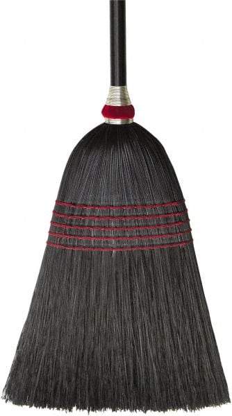 O-Cedar - 57" OAL Corn Bristle Broom - 42" Long Wood Handle, 15" Bristle Length, 14" Wide, Water Resistance - A1 Tooling