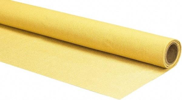 Auburn Mfr - 5' Wide x 0.03" Thick Fiberglass Welding Cloth Roll - Yellow - A1 Tooling