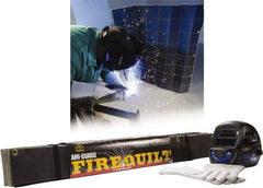 Auburn Mfr - 4' High x 4' Wide x 1/4" Thick Fiberglass Fire Blanket - Black, Grommet - A1 Tooling