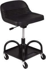 Whiteside - 480 Lb Capacity, 4 Wheel Adjustable Creeper Seat - Steel, 27" High x 15" Wide - A1 Tooling