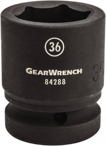 GearWrench - 1" Drive 55mm Standard Impact Socket - 6 Points, 3-4/13" OAL - A1 Tooling