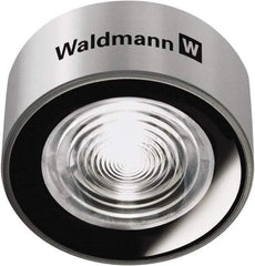 Waldmann Lighting - 24 VDC, 11 Watt, LED, Spot Machine Light - Direct Mount, 0.2m Cord, IP67, Silver - A1 Tooling