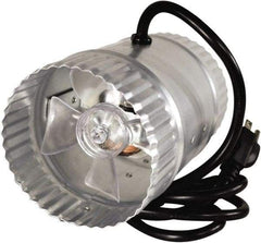 Suncourt - 4" Diam, 0.3 Amp, 120 Volt Duct Fan - 65 CFM, Single Speed - A1 Tooling