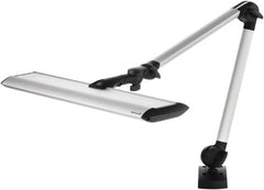 Waldmann Lighting - 40 Inch, Articulated, Clamp Mounted, LED, Silver, General Purpose Task Light - 34 Watt, 100 to 240 Volt, Nonmagnifying - A1 Tooling