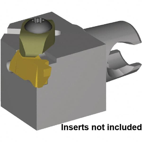 Kennametal - NG3L Insert, 25mm Head Length, Modular Grooving Cutting Unit Head - Right Hand Cut, System Size KM20, Series NE - A1 Tooling