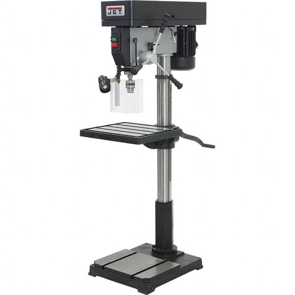 Jet - 22" Swing, Step Pulley Drill Press - 12 Speed, 1-1/2 hp, Single Phase - A1 Tooling