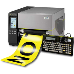 Cobra Systems - Electronic Label Makers; Type: Sign & Label Maker ; Accessories: Vinyl Tape; Ink Ribbon ; Power Source: 110/240V ; Additional Information: w/LCD Screen & Compact Keyboard. Prints 4" to 9" Vinyl Media & Die-Cut Labels - Exact Industrial Supply