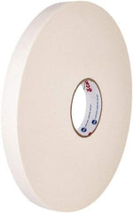 Intertape - 1/2" x 36 Yd Rubber Adhesive Double Sided Tape - 1/16" Thick, White, Polyethylene Foam Liner, Continuous Roll, Series R2215 - A1 Tooling