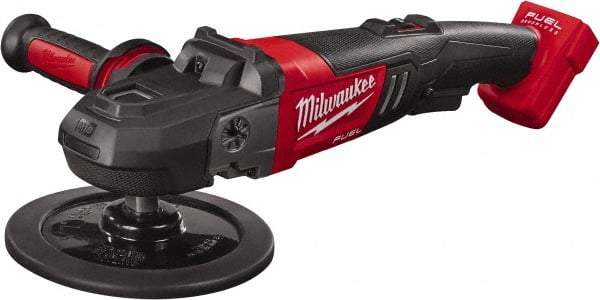 Milwaukee Tool - 7" Pad Diam, 2,200 RPM, Handheld Cordless Polisher - 18 Volts - A1 Tooling