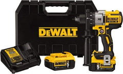 DeWALT - 20 Volt 1/2" Chuck Pistol Grip Handle Cordless Drill - 0-2000 RPM, Keyless Chuck, Reversible, 2 Lithium-Ion Batteries Included - A1 Tooling