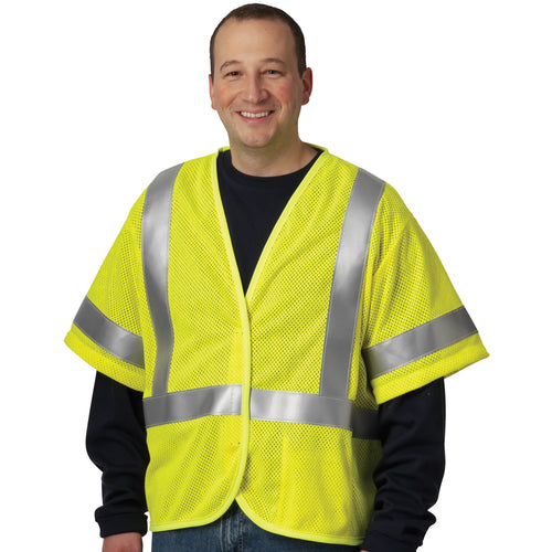 ‎305-3100-4X Flame Resistant Vest - Exact Industrial Supply