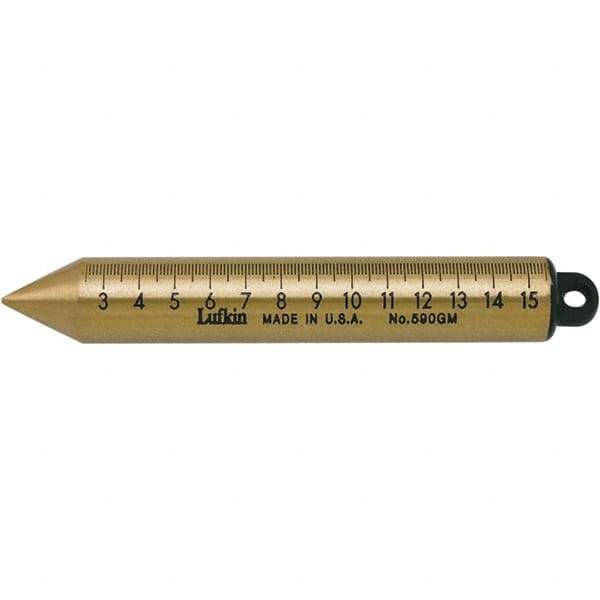 Lufkin - Plumb Bobs Weight (oz.): 20.00 Material: Brass - A1 Tooling