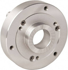 Bison - Adapter Back Plate for 10" Diam Bison Set-Tru Lathe Chucks - D1-4 Mount, 60.5mm Through Hole Diam - A1 Tooling