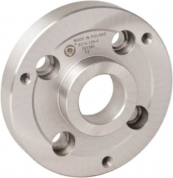 Bison - Adapter Back Plate for 6" Diam Bison Set-Tru Lathe Chucks - A1/A2-6 Mount, 42mm Through Hole Diam - A1 Tooling