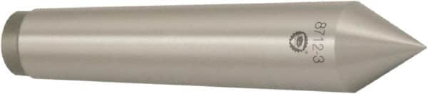 Bison - 1.76" Head Diam, Standard Point Solid Dead Center - 5MT Morse Taper, 18mm Point Diam - A1 Tooling