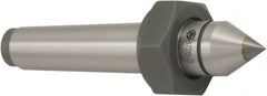 Bison - 1.24" Head Diam, Standard Point Solid Dead Center - 4MT Morse Taper, 14mm Point Diam - A1 Tooling