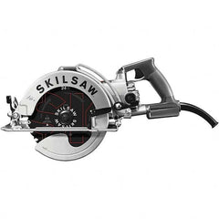 Skilsaw - 15 Amps, 8-1/4" Blade Diam, 4,700 RPM, Electric Circular Saw - 120 Volts, 8' Cord Length, 7/8" Arbor Hole, Left Blade - A1 Tooling