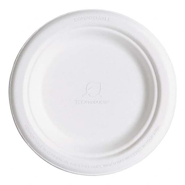 ECO PRODUCTS - Renewable & Compostable Sugarcane Plates, 6", 1000/Carton - A1 Tooling