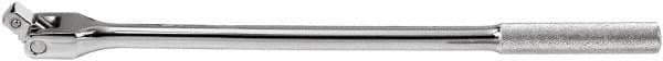 SK - 1/2" Drive Socket Knurled Handle - 30-5/8" OAL, Full Polish Chrome Finish - A1 Tooling