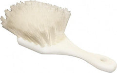 O-Cedar - 2" Bristle Length, Nylon Utility Scrub Brush - 9" Long x 3" Wide Head, 9" OAL, White, Foam Block - A1 Tooling