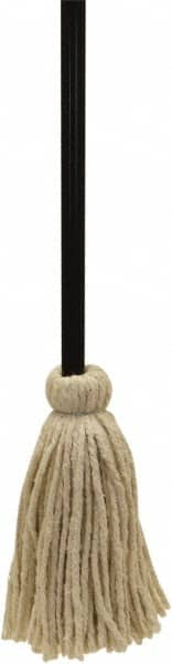 O-Cedar - White Deck Mop - 20" Long x 3-1/2" Wide Head, 48" Long Handle, Cotton Head - A1 Tooling