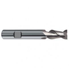 14mm Dia. - 83mm OAL - 45° Helix Bright Carbide End Mill - 2 FL - A1 Tooling