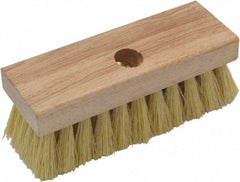 O-Cedar - Tampico Surface Preparation Roof Brush - 2" Bristle Length, 7" Wide, Wood Handle - A1 Tooling