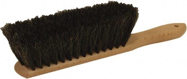 O-Cedar - 13" OAL, Horsehair Counter Brush - 2-1/2" Bristle Length, 8" Long x 2-1/2" Wide Head, Wood Handle, Gray - A1 Tooling