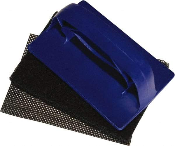 O-Cedar - 5-1/2" Long x 3-1/2" Wide x 2" Thick Scouring Pad - Heavy-Duty, Blue - A1 Tooling