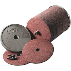 Sait - 7" Diam 7/8" Hole 120 Grit Fiber Disc - Aluminum Oxide, 7,000 Max RPM - A1 Tooling