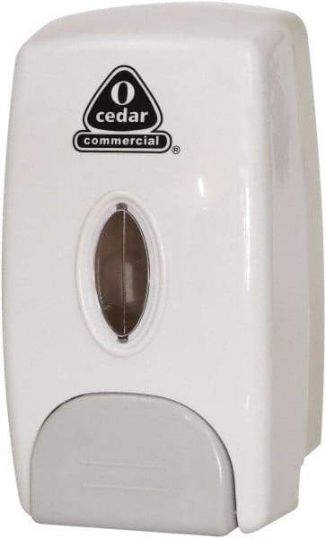 O-Cedar - 34 oz Liquid Hand Sanitizer Dispenser - Plastic, Wall Mounted, White - A1 Tooling